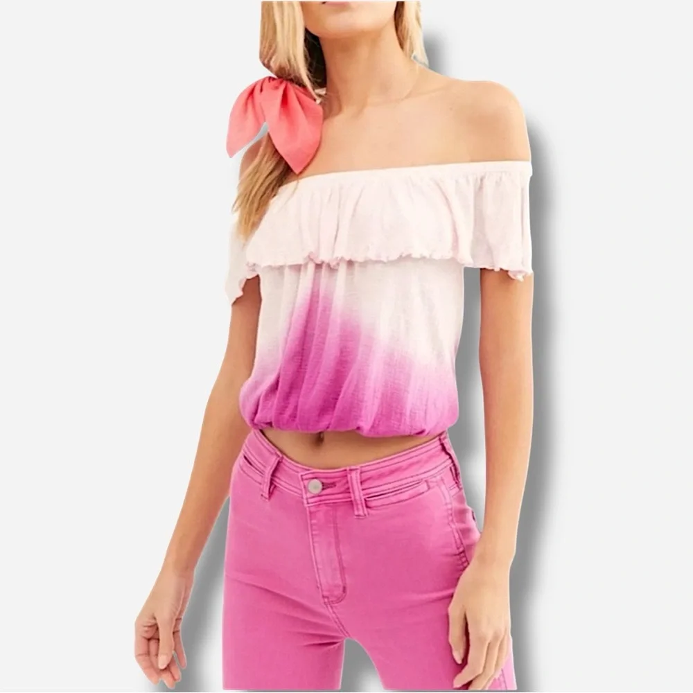 🌸New🌸 Free People Ombré Off Shoulder Top NWT